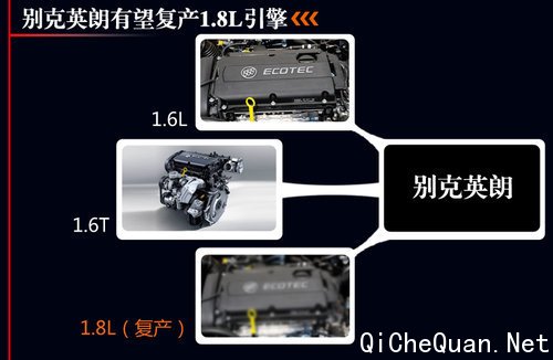 别克英朗XT复产1.8L车型 预售16-18万元