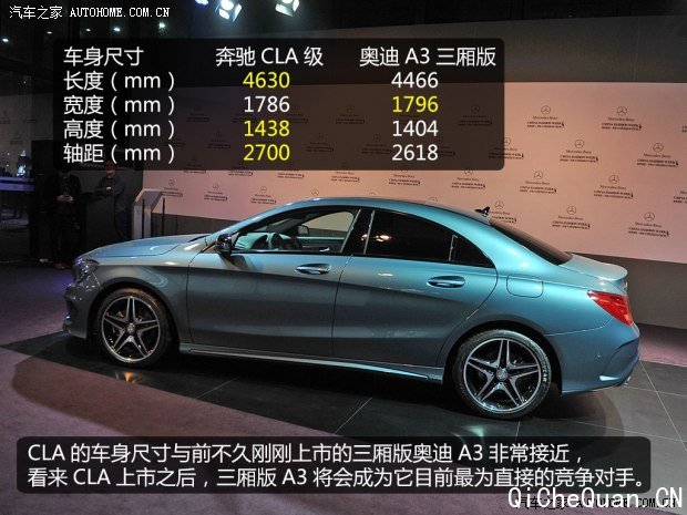 与国内消费者首次见面 实拍奔驰CLA 260