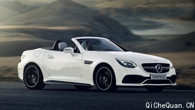 奔驰改款AMG SLC55效果图 采用新包围设计