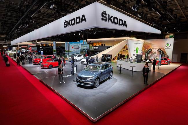 在2018巴黎车展上，斯柯达展出了多款 全新和改款车型